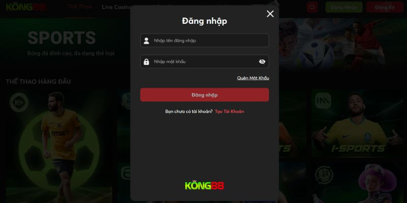 Đăng nhập Kong88 nhanh chóng chỉ với 3 bước 2 Xác nhận đầy đủ các thông tin để thực hiện đăng nhập Kong88 dễ dàng