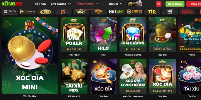 Kong88 sân chơi uy tín hàng đầu hiện nay